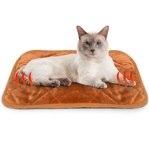 NAMOTEK brown self-warming pet mat for cats and dogs