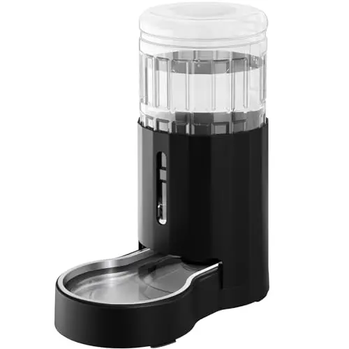 CZPET large black gravity water dispenser for dogs and cats