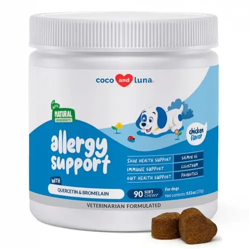 Coco and Luna Dog Allergy Relief Chews for itchy skin