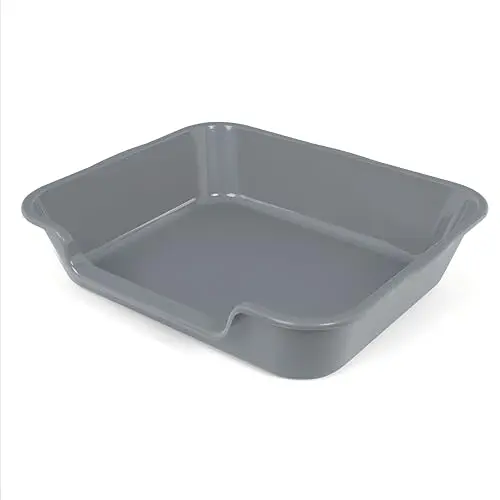 Ying Tutu extra large ABS plastic low entry litter box for big senior cats