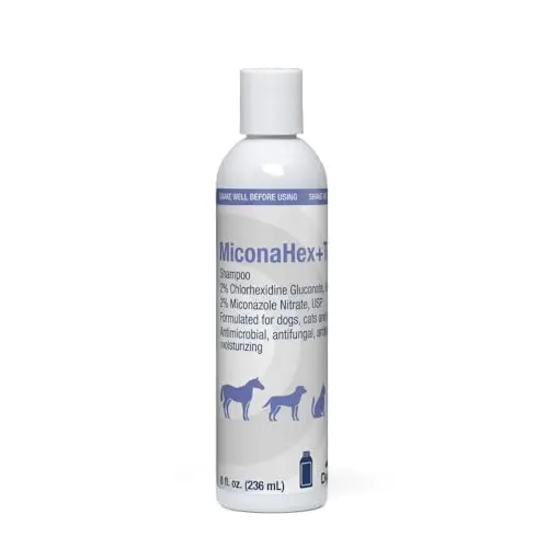 MiconaHex+Triz Shampoo for dogs in a cream form bottle