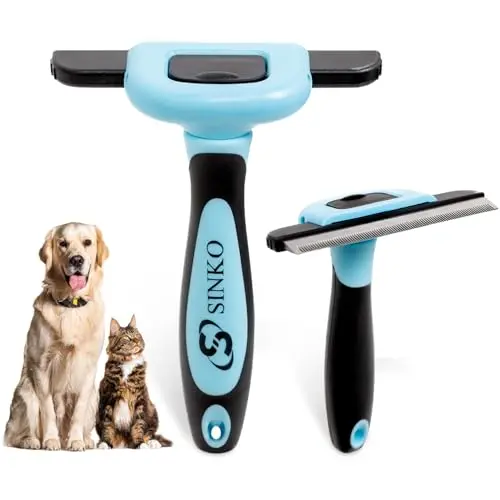 Sinko deshedding tool for dogs and cats gentle on skin like bulldogs