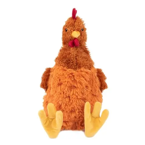 Best Pet Supplies squeaky plush chicken toy for dogs