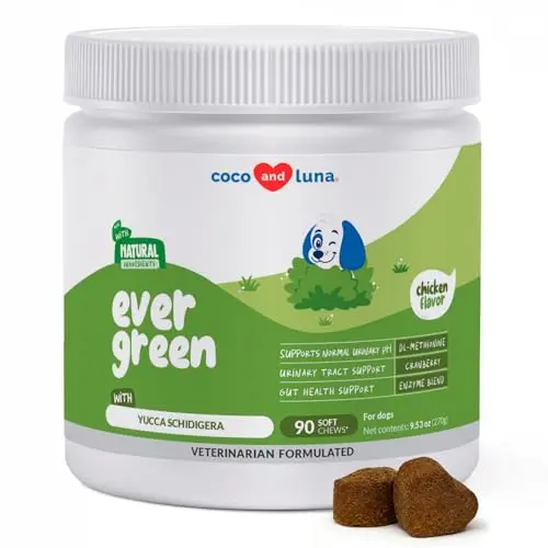 Coco and Luna Grass Burn Spot soft chew supplement for dogs
