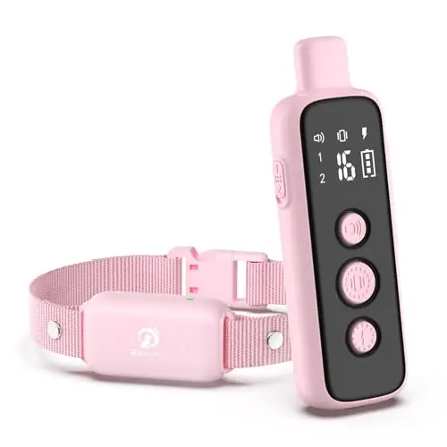 Bousnic compact shock collar for dogs with remote and waterproof design