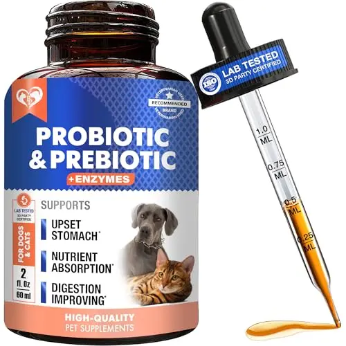 Beloved Pets Liquid Probiotic Supplement for Cats and Dogs