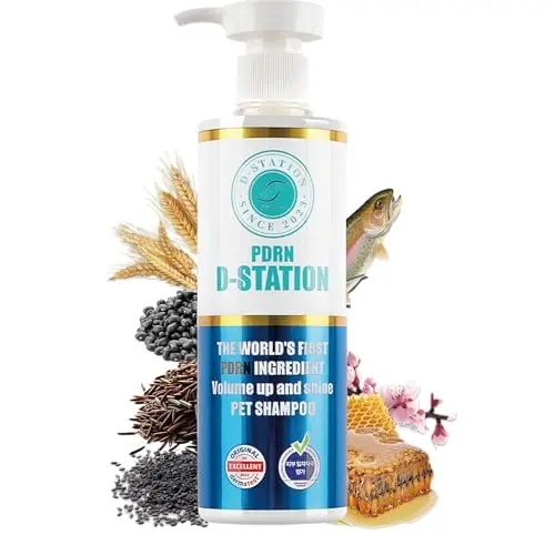D-STATION Premium PDRN Volume Shampoo for Dogs & Cats bottle