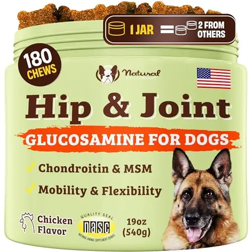 Natural Dog Company hip and joint chews with turmeric for dogs