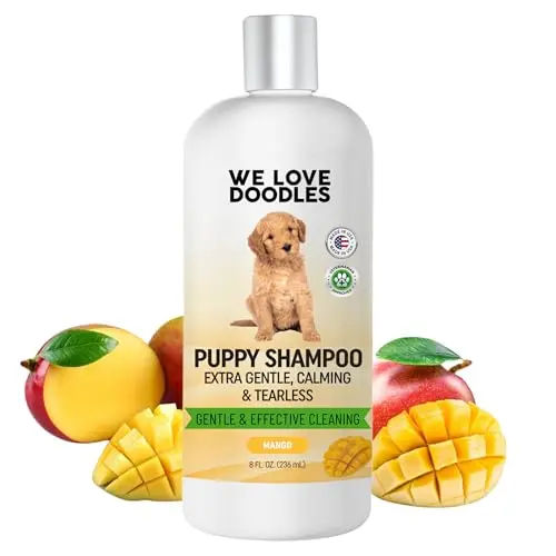 We Love Doodles Puppy Shampoo and Conditioner in mango scent