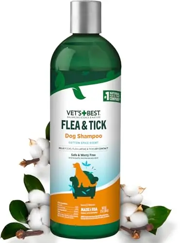 Vet's Best Natural Flea & Tick Dog Shampoo bottle