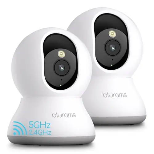 blurams 5G indoor security camera with free AI detection