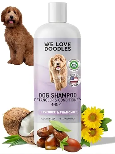 We Love Doodles 4-in-1 Dog Shampoo for matted pet hair