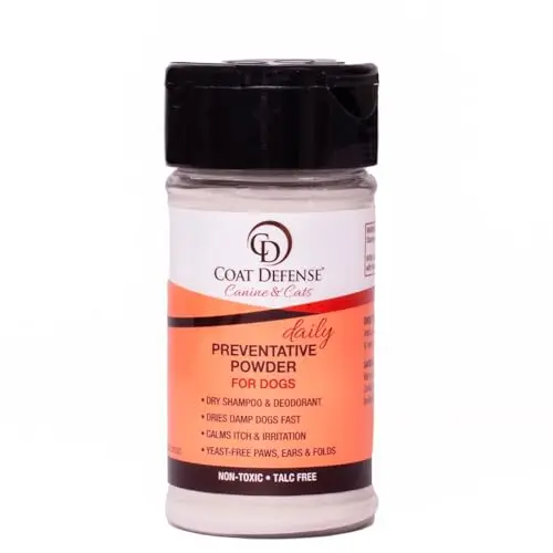 COAT DEFENSE Preventative Powder jar for dogs