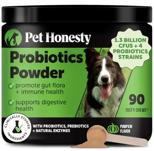Pet Honesty All-Natural Probiotic and Pumpkin powder for dogs