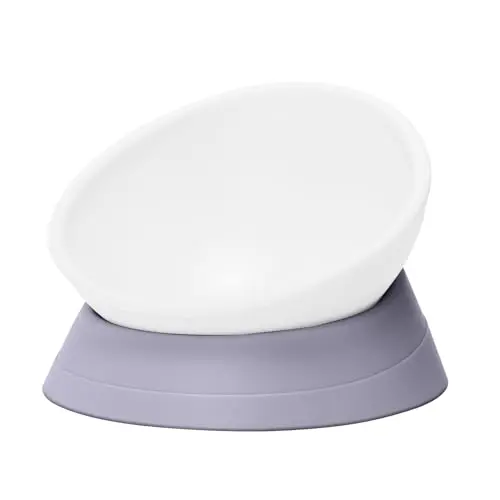 DZXZY slanted tilted dog bowl for small flat-faced dogs