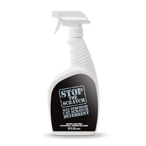 Emmy's Best large bottle of cat scratch deterrent spray with rosemary