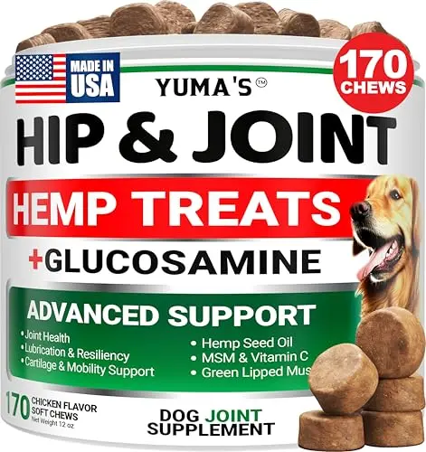 YUMA'S hemp joint supplement chews for dogs