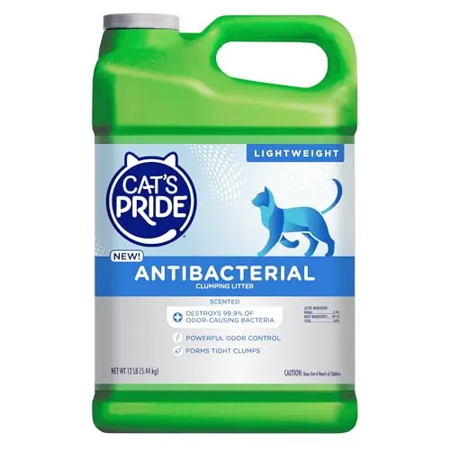 Cat's Pride Antibacterial litter jug that destroys odor-causing bacteria