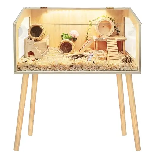 Prolee hamster cage with legs, 40-inch length and elevated design