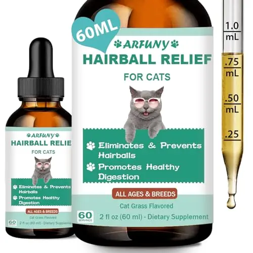 SANTKOL Hairball Treatment for Cats liquid bottle