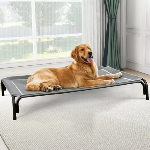 Czpalo elevated dog bed for large sized dogs