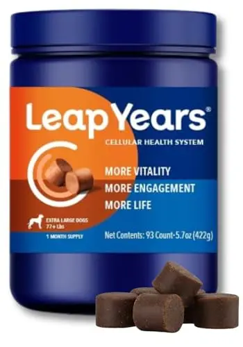 Leap Years Soft Chew Dog Supplement for cognitive support and vitality