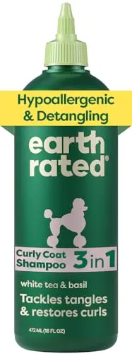 Earth Rated 3-in-1 dog shampoo and conditioner for doodles and poodles