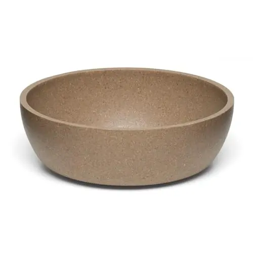 Loving Pets Dolce Bamboo eco-friendly dog bowl in coffee brown color