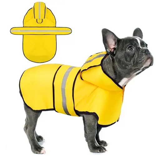 Paiaite dog raincoat in yellow
