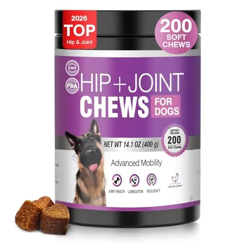 TTLXRL glucosamine chews for dog joint pain relief