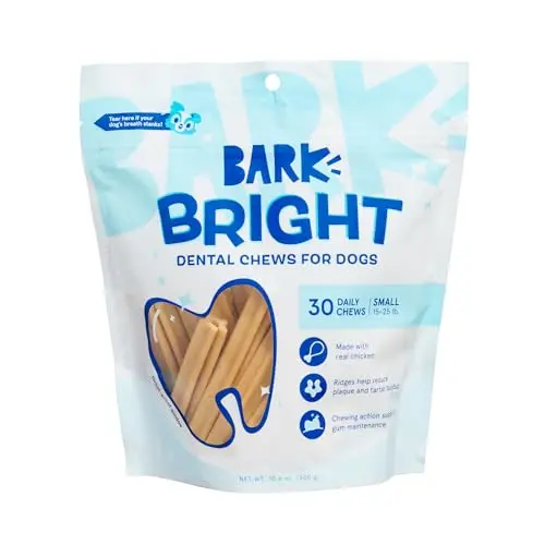 Bark Bright Original small dog dental chew sticks bag