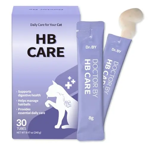 Doctor By HB Care Cat Hairball Supplement lickable paste packets