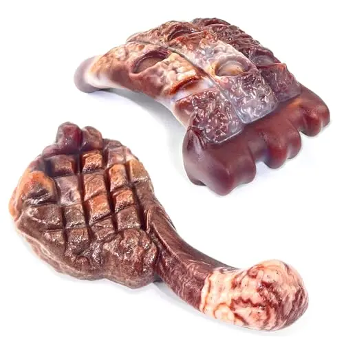 Fuufome 2-pack nylon dog chew bones for aggressive chewers