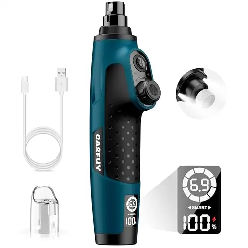 Casfuy Smart 6-Speed Dog Nail Grinder with digital display