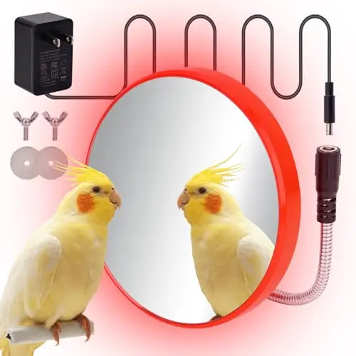 KHEARPSL orange bird heater with a built-in mirror
