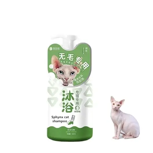 Dlmlemu liquid shampoo bottle for Sphynx cat oil control