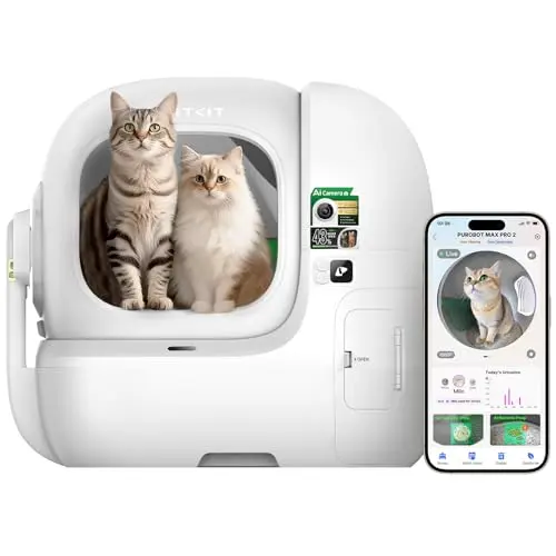 PETKIT Purobot Max Pro 2 AI-camera self-cleaning cat litter box