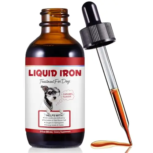 Uruses liquid iron drops supplement for dogs