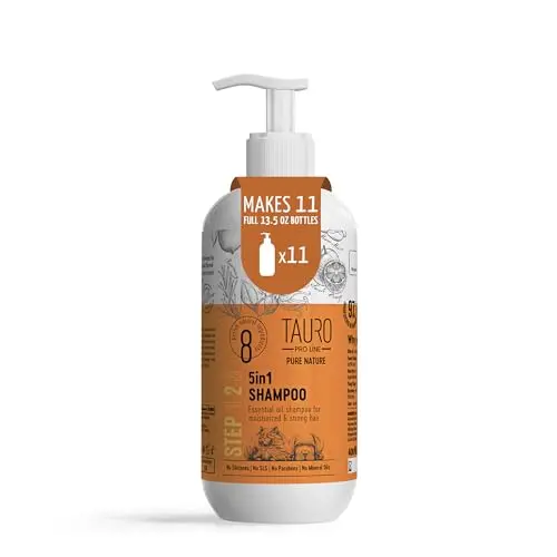 Tauro Pro Line 5in1 Moisturizing Deshedding Dog Shampoo