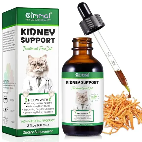 VOSIFSDIY herbal liquid drops for cat kidney support in a dropper bottle