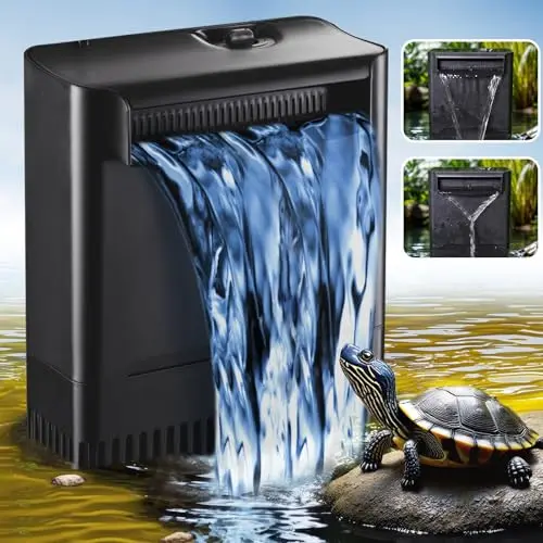 TARARIUM turtle tank filter with bottom suction system and ceramic media