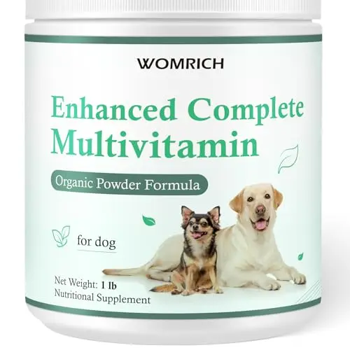 WOMRICH dog vitamins and probiotics powder supplement