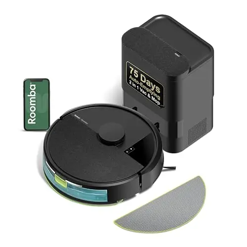 iRobot Roomba 104 combo robot vacuum and mop cleaning a kitchen floor