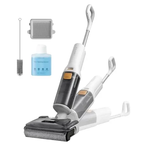 Roborock F25 GT cordless wet dry vacuum lying flat