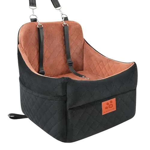 GL GLENSLAVE dog car seat with thick memory foam and storage