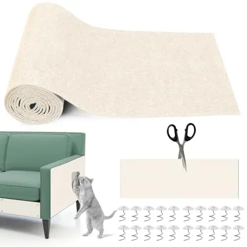 DRAUPNIR large self-adhesive cat scratching mat with included screws