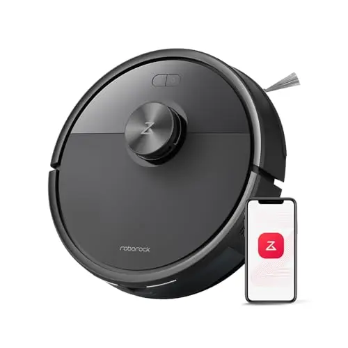 roborock Q7 M5 robot vacuum and mop combo with LiDAR navigation on a carpet