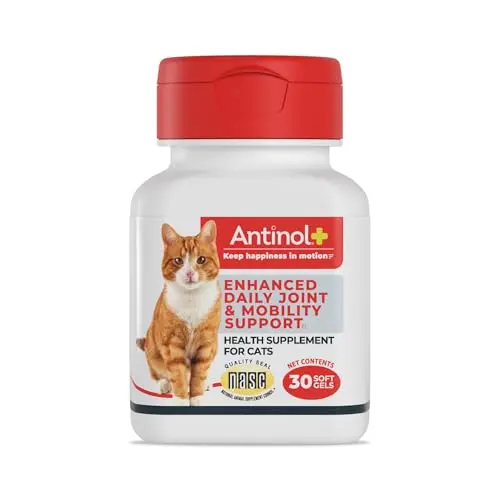 Antinol Plus mobility and joint supplement soft gels for cats