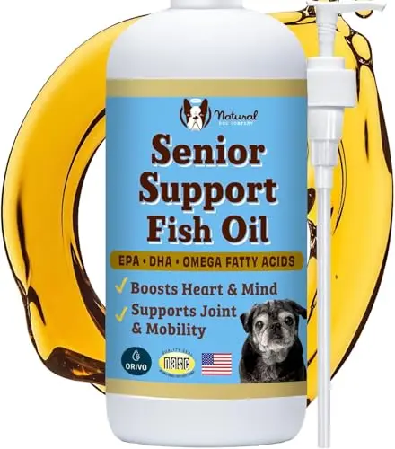 Natural Dog Company Omega 3 Fish Oil for Senior Dogs liquid supplement