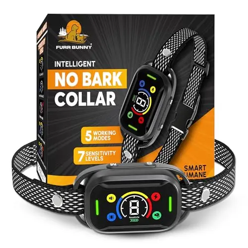 FURR BUNNY upgraded dog bark collar with 2025 recognition chip